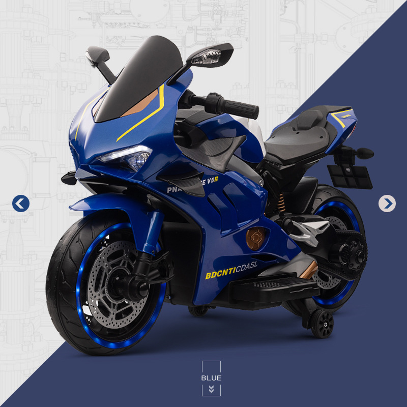 Motocicletas eléctricas para niños Los bebés masculinos y femeninos pueden viajar en un coche de juguete de dos ruedas de gran tamaño para adultos