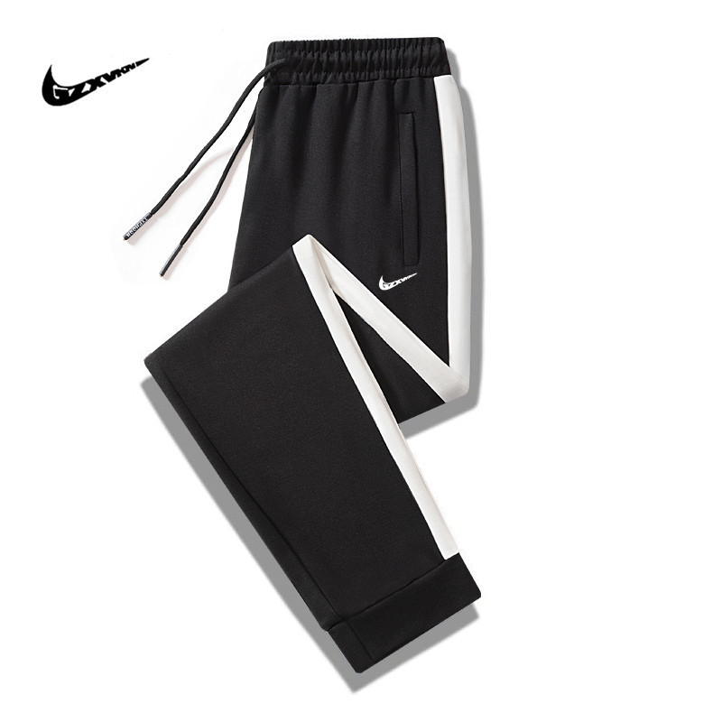 Men's Spring and Autumn New Cotton high quality Sports Trousers Trendy Brand Solid Color Casual All-match Loose Knitted Pants Men's Spring and Autumn New Cotton high quality Sports Trousers Trendy Brand Solid Color Casual All-match Loose Knitted Pants