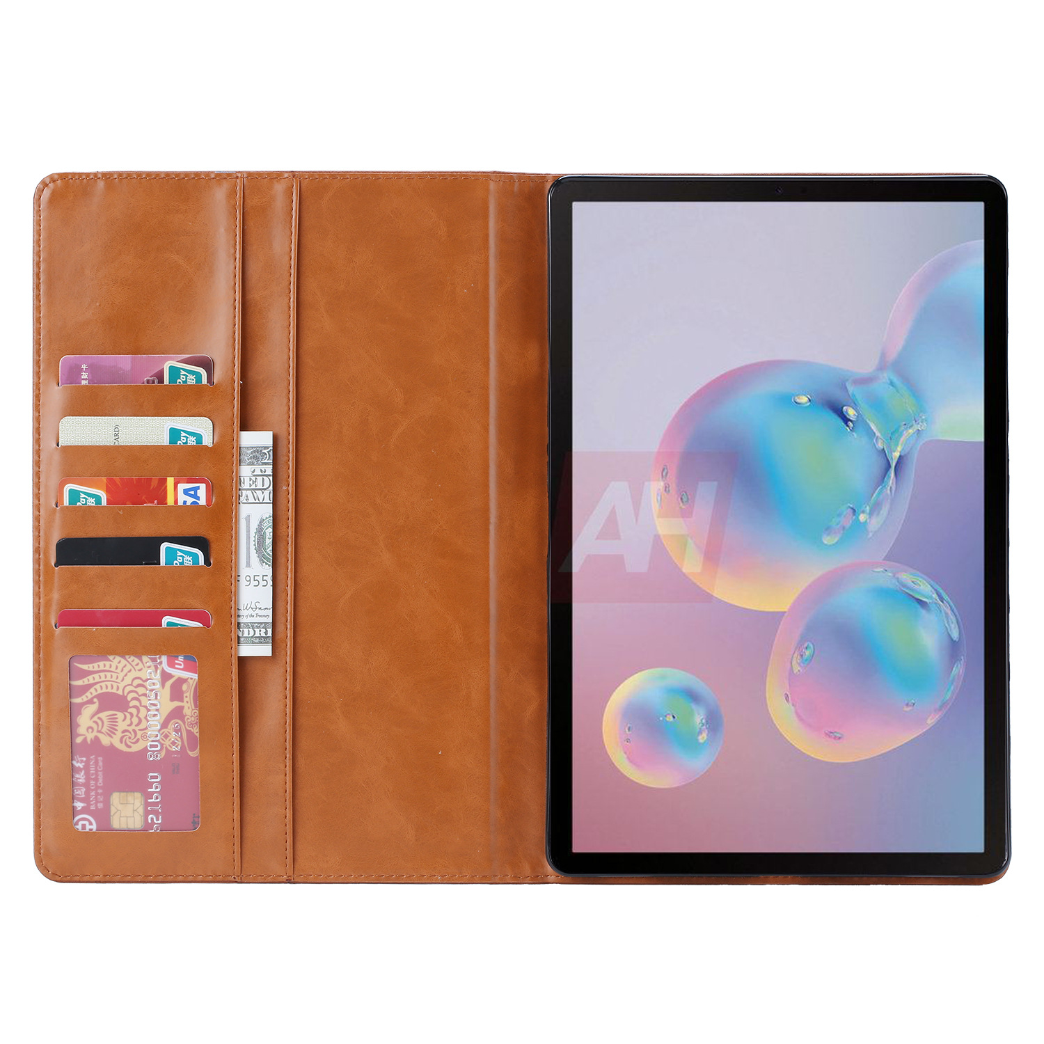 Aplicable a Samsung TAB S8 Funda de cuero X700 cartera Flip Funda de cuero tableta magnética funda protectora