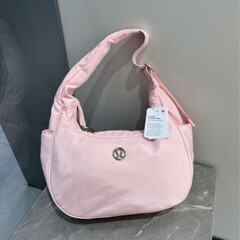 lulu女包Mini Shoulder Bag 4L腋下包饺子包通勤休闲月牙包单肩包