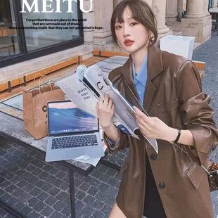 ��ɫ��ɫŮƤ������Ů����2025�¿����e����C܇Ƥ���b����PUƤŮ