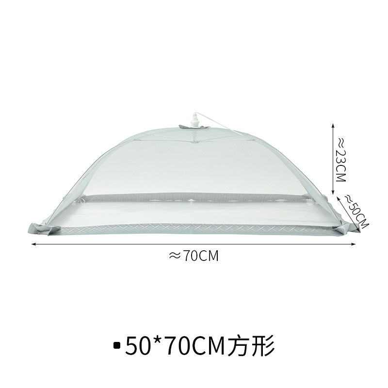 【70CM】회색-50*70cm 정사각형 자수 레이스-회색은 4-6 접시를 덮을 수 있습니다