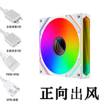 5V ARGB���ͬ���C���L��12cm PWM�ؿ�����ܛ�����Ɵ�Ч �΂��b