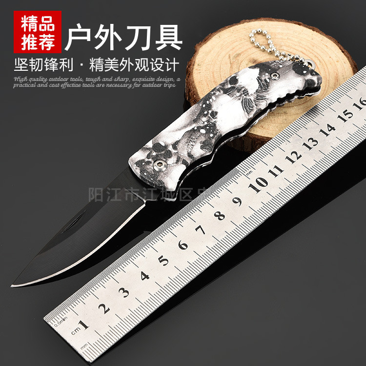新款用刀折叠刀高硬度折刀随身刀户外防身野营小刀非直刀
