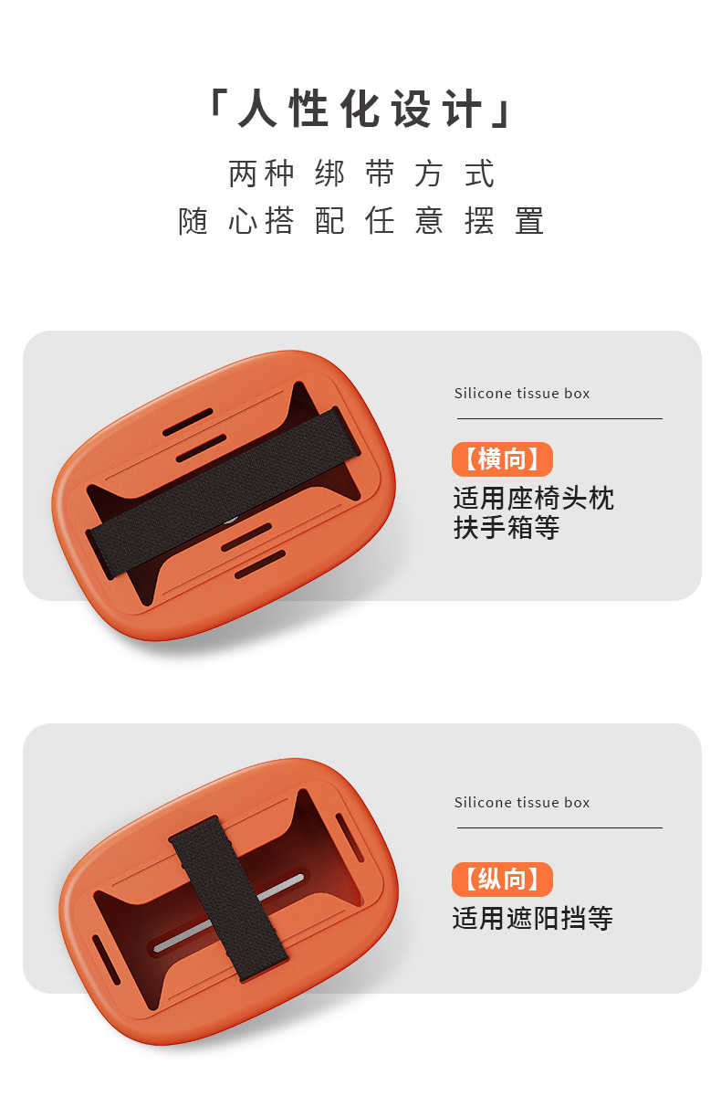 Car Tissue Box, Car Armrest Box, Seat Back Hanging Tissue Bag Cover, Car Decoration Supplies, Sun Visor Tissue Box