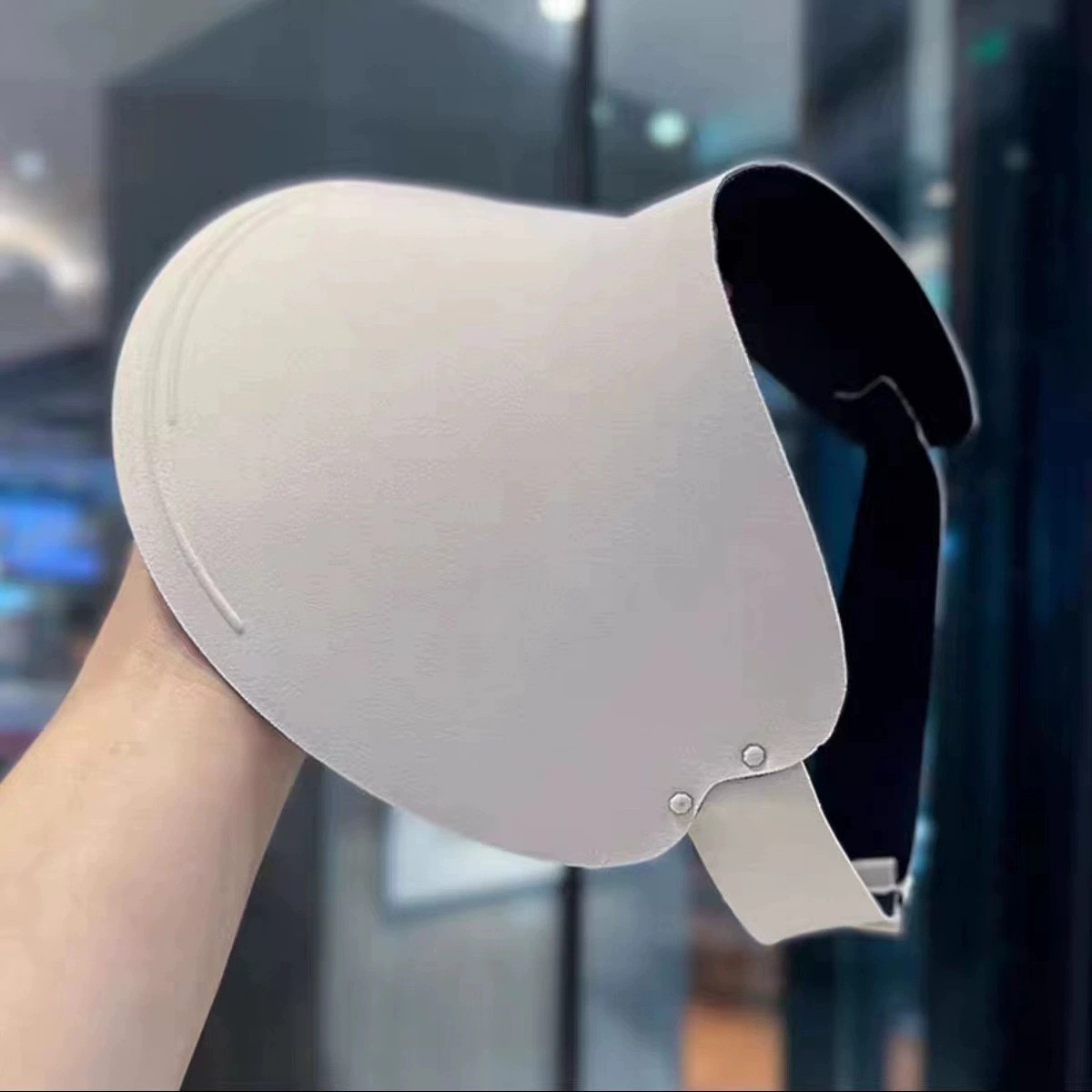 롤러블 라지 챙 라이트 그레이