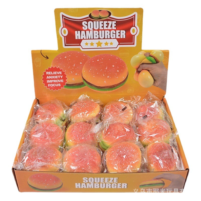 Моделирование декомпрессионная гамбургер щепотка музыкальная декомпрессионная игрушка щепотка музыка оптом медленный отскок декомпрессионный артефакт
