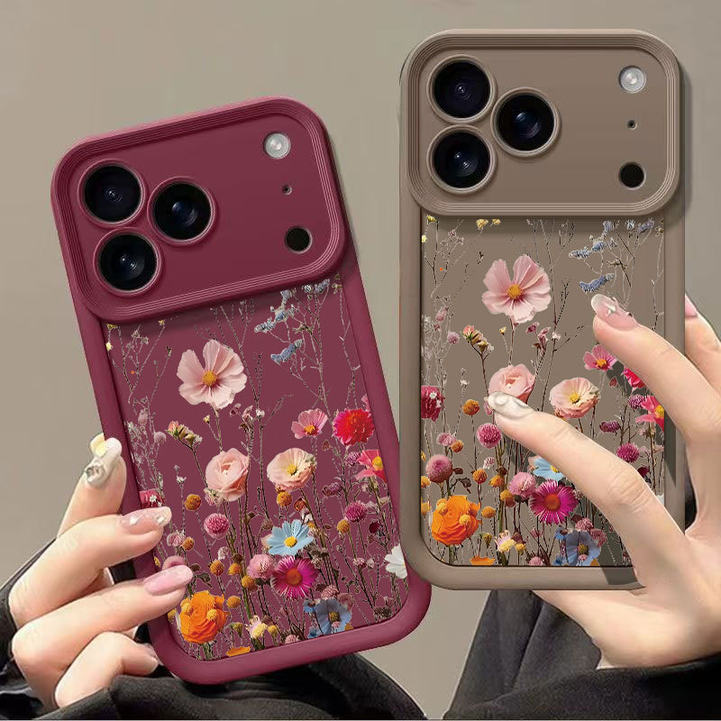Colorful Floral Phone Case For Iphone And Samsung Galaxy Models_voghion.com