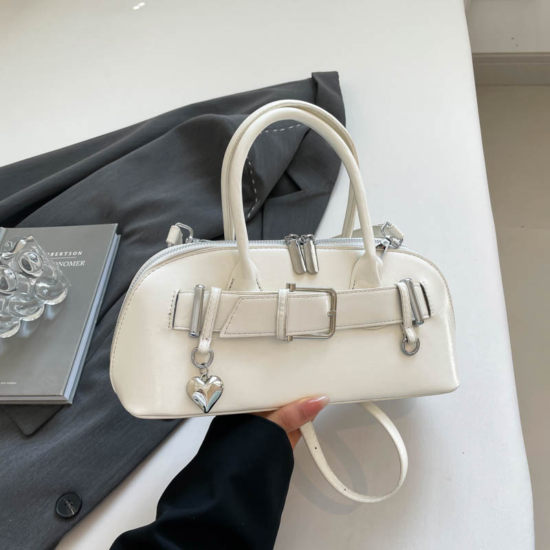 Bolso de concha de moda de Amazon transfronterizo para mujer 2025 bolso de almohada portátil de moda de alta gama europeo y americano bandolera