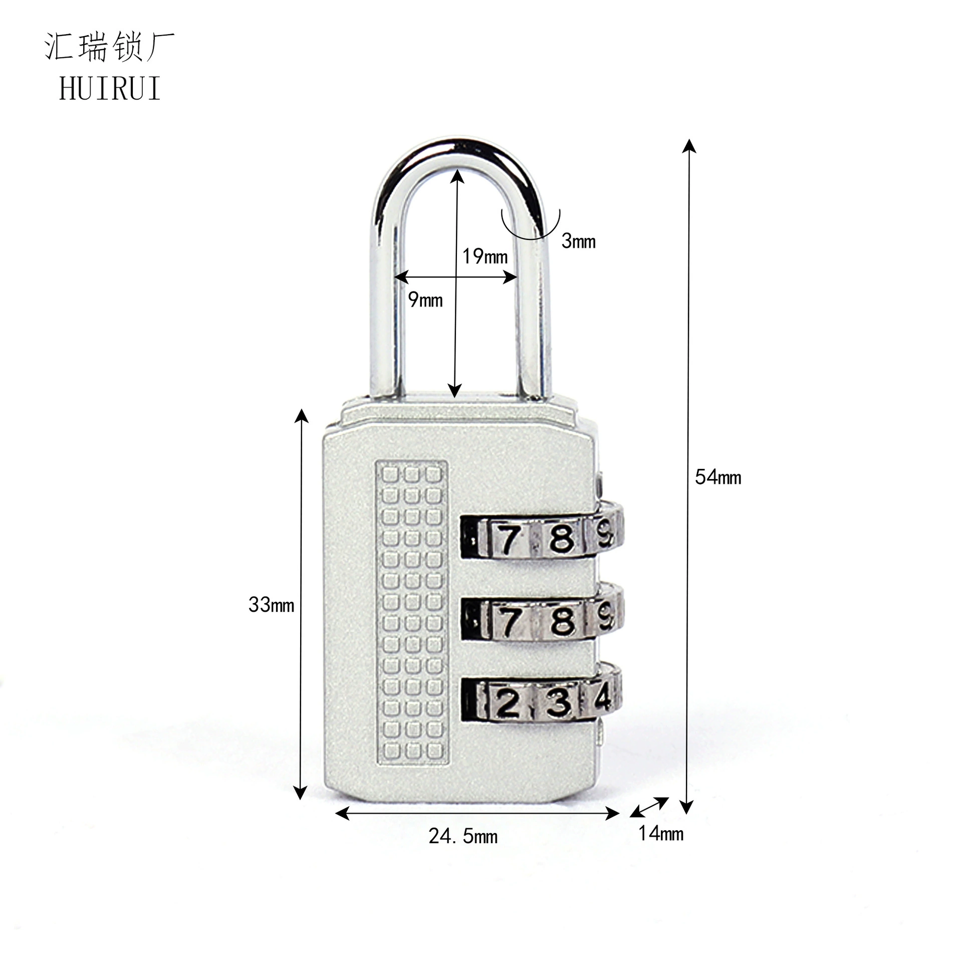 Metal suitcase for elementary school students for gym, drawer lock for home use, anti-theft