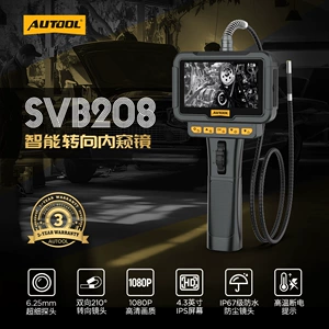 Autool Svb208 Mobile Phone Endoscope 210 Rotating Waterproof and Oil-Proof Engine Carbon Deposit Detection Probe Auto Repair