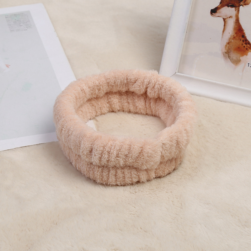 기계 재봉 머리띠-카키 (싱글)(6*19cm 29g)