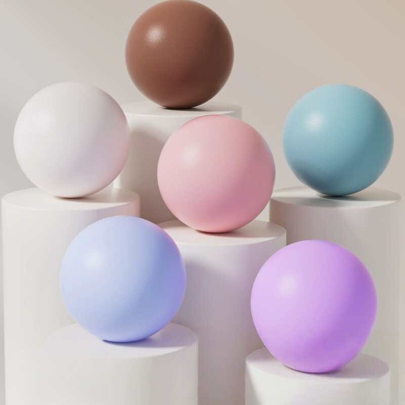 Yoga Ball 300g Pilates Small Ball for Adults, Pelvic Floor Muscle Pilates Training Ball, Postpartum Recovery Core Ball