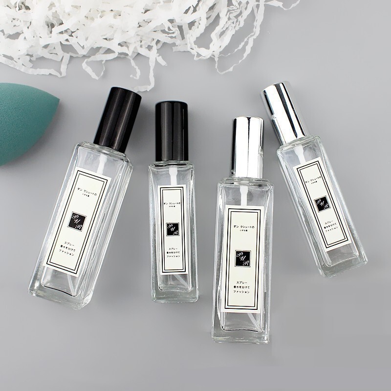 メーカー在庫 3ml-30ml 角型ガラス香水ボトル透明スプレーボトルメーカー在庫ポータブルボトル|undefined