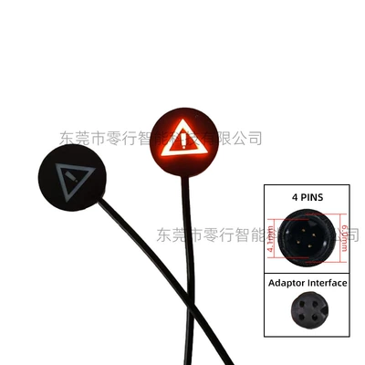 Motorcycle Modification Warning Light Other Automotive Exterior Supplies - universal-12v-triangle-lamp