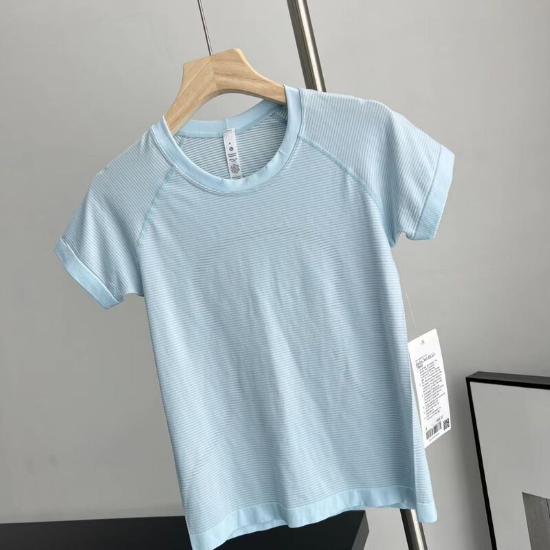 Lujia's Same Style 2.0 Women's Quick-Drying Sports Short-Sleeved Round Neck T-Shirt Raglan Sleeves Women's Short-Sleeved Item Number 103