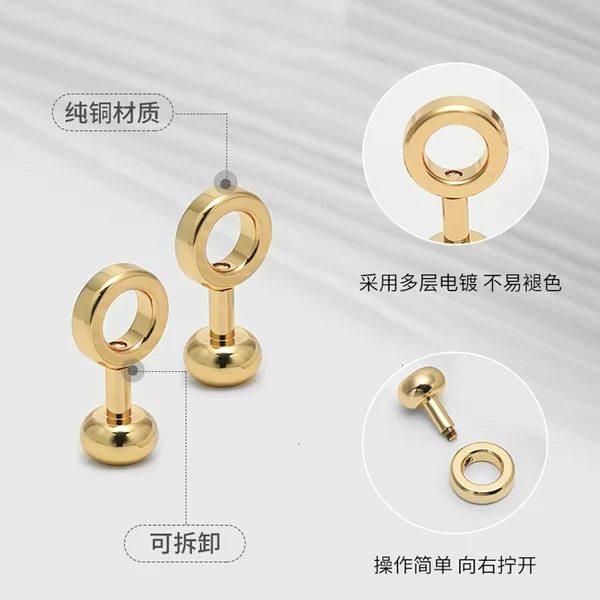 Zipper gap buckle bag renovation accessories single buy presbydered bag inner bag renovation carry ring slung shoulder strap bag hardware