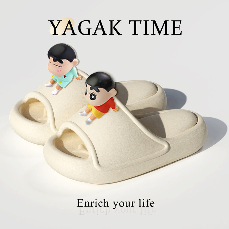 Eva Material Couple Style 2026 New Indoor Slippers Home Trendy Non-Slip Odor-Free Home Sandals Wholesale