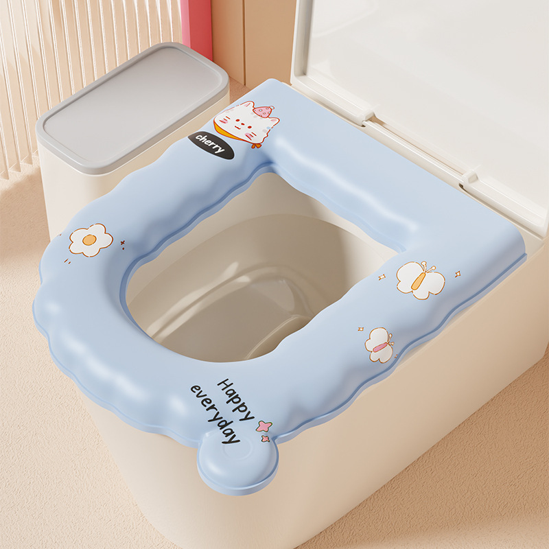 Blue toilet, 4.5mm