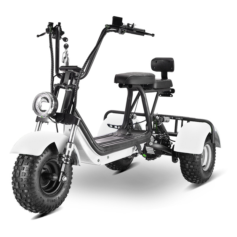 Eec Dot Adult Mobility Scooter Three-Wheeled Motorcycle Harley Electric Vehicle Hm-6 Cross-Border Overseas Warehouse Direct Delivery