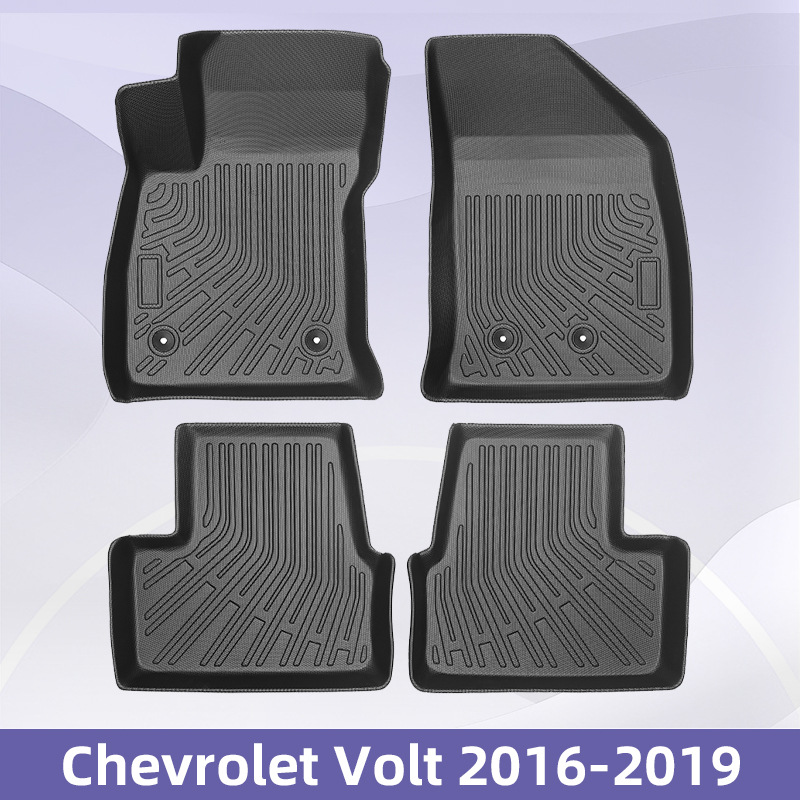 Para Chevrolet Volt 2016 - 2019 3D todo el tiempo TPE almohadilla para los pies almohadilla del maletero
