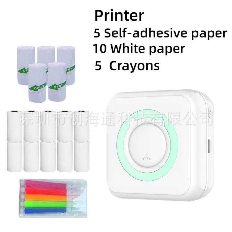 #Portable Mini Printer Portable Wireless Thermal Photo Printer Pocket Student Mini