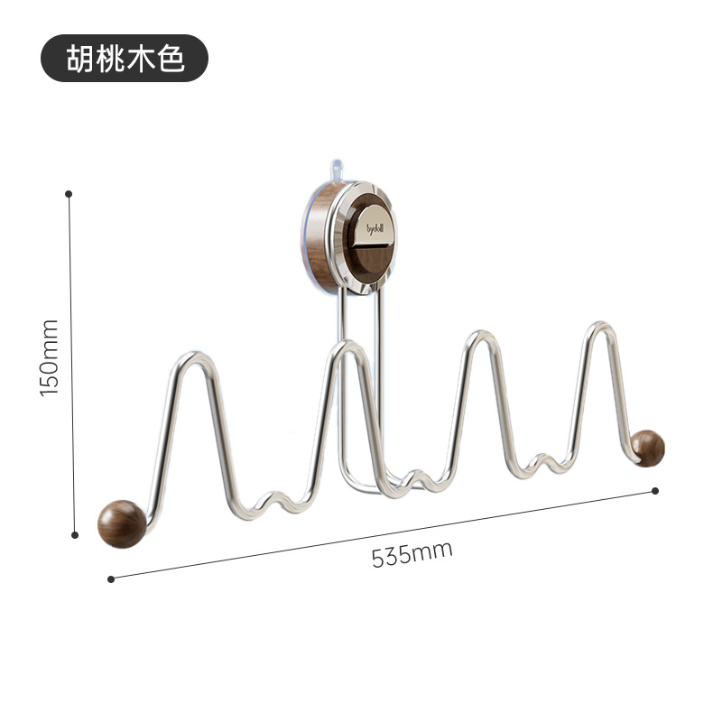 흡착컵 신발장 [월넛색상]