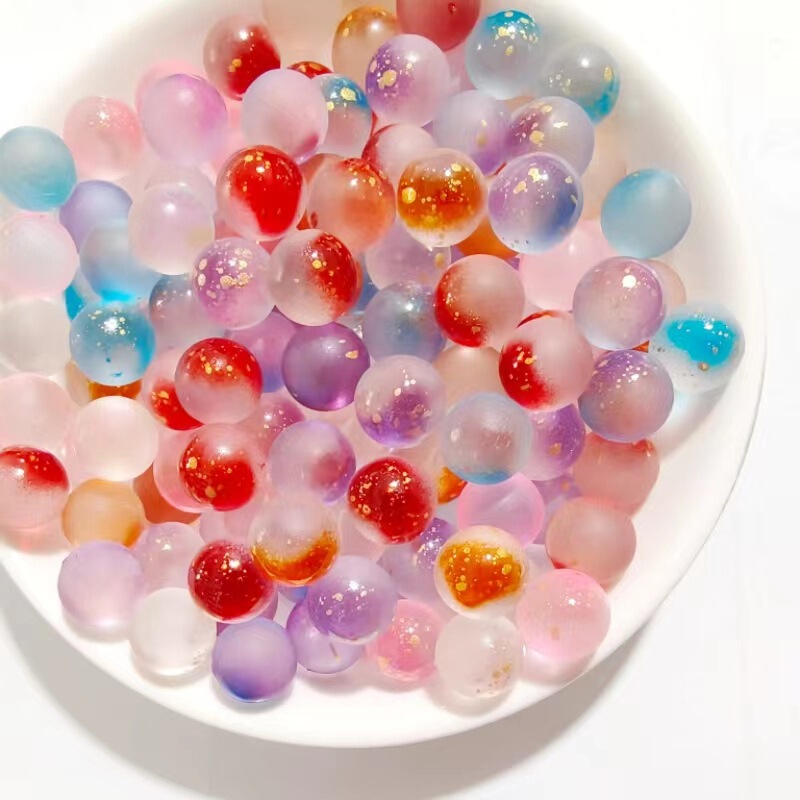 10mm non-porous glass beads gold crystal round light beads diy antique jewelry accessories hairpin Chinese clothing 10mm non-porous glass beads gold crystal round light beads diy antique jewelry accessories hairpin Chinese clothing