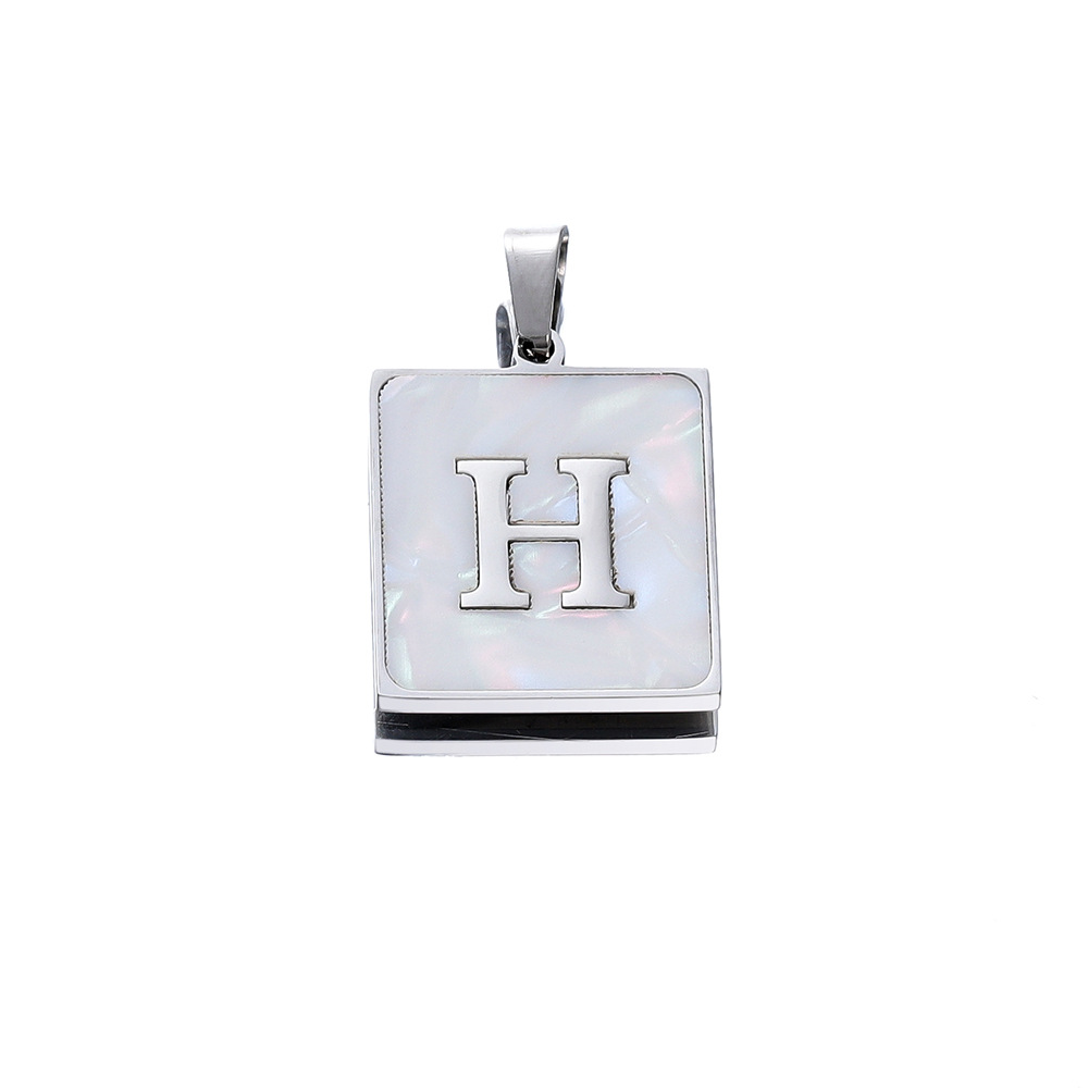 4g Weight Pendant Jewelry Making Type DIY Jewelry Accessories Classification 304 Stainless Steel Material Letter Pattern Plating Design Casual, Sports Style 304 Stainless Steel Letter Pendant 10