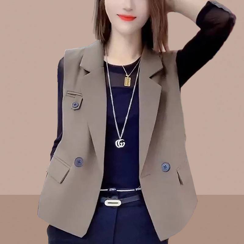 Design Sense Suit Vest Women's 2025 Spring Wear Korean New Niche Stylish Vest Fashionable Outer Vest Design Sense Suit Vest Women's 2025 Spring Wear Korean New Niche Stylish Vest Fashionable Outer Vest