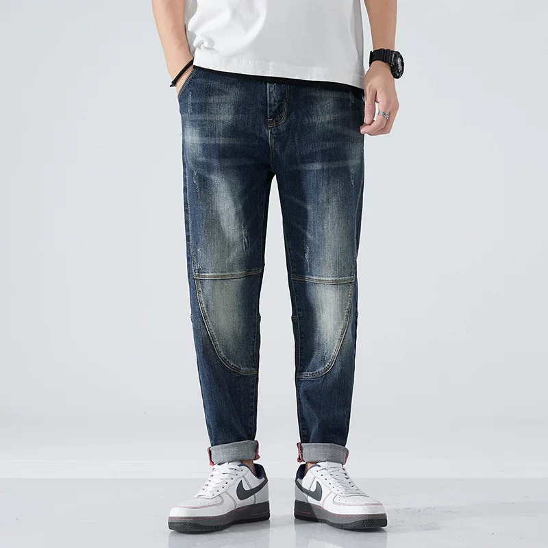 Summer jeans, men's trousers, oversize
