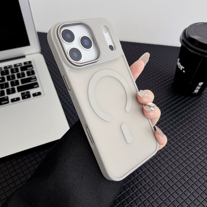 大孔金盾磁吸手机壳适用于苹果iphone17promax磨砂防摔15/11/12|undefined