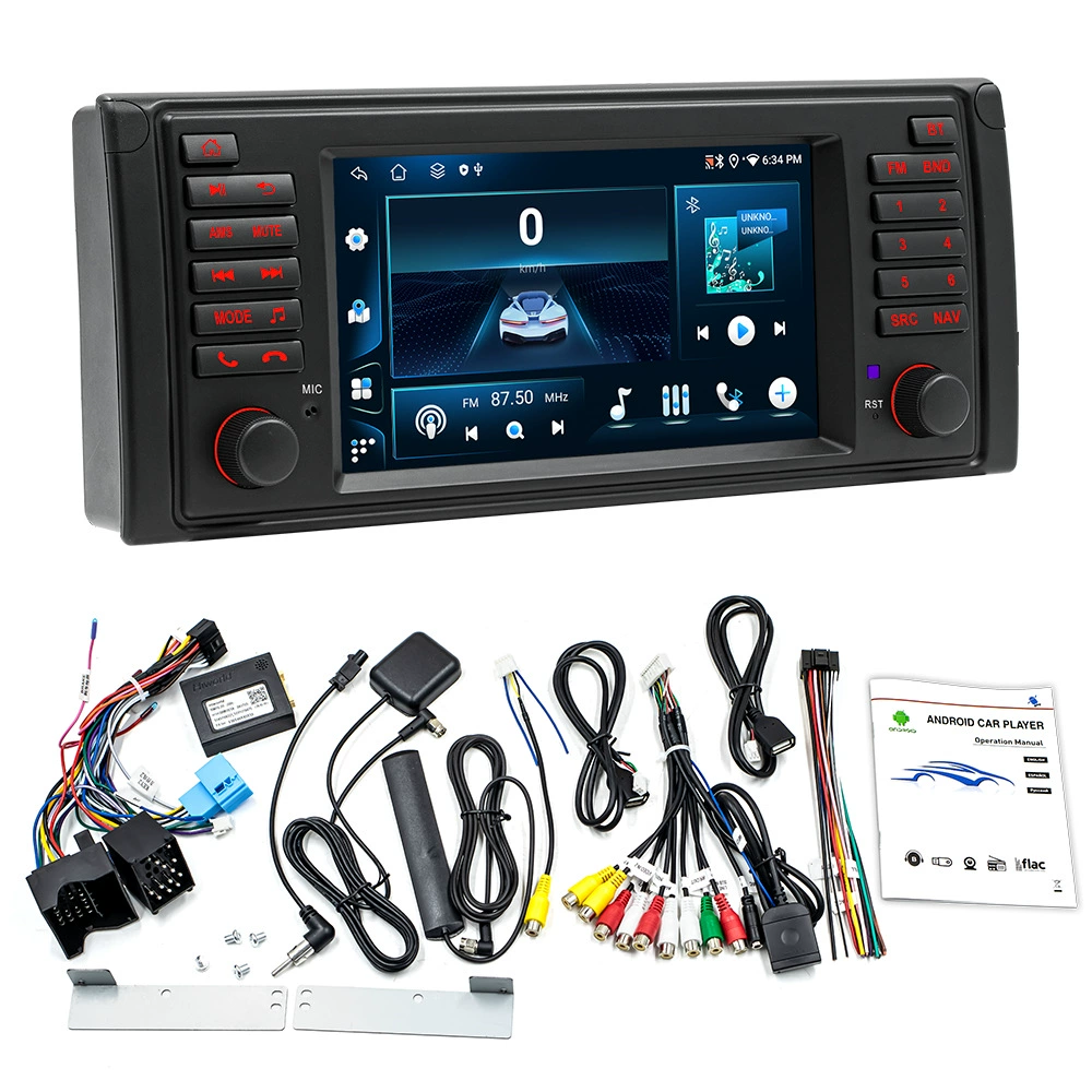 Suitable for 96-07 BMW E53 car Android navigation wireless carplay central control high-definition reversing rear view
