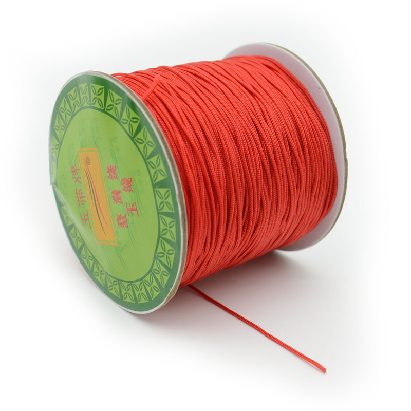 No. 72 jade jade diy joyería pulsera trenzada cuerda de mano cuerda colgante cuerda de mano cuerda roja cuerda de mano cuentas collar cuerda