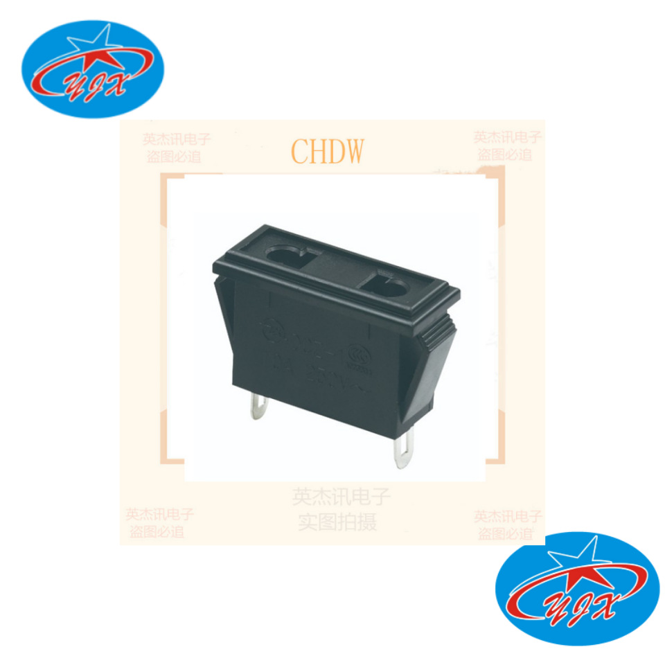 2孔电源座 中讯ZX DCZ-01 二插 2芯电源座 式插座 2脚插座