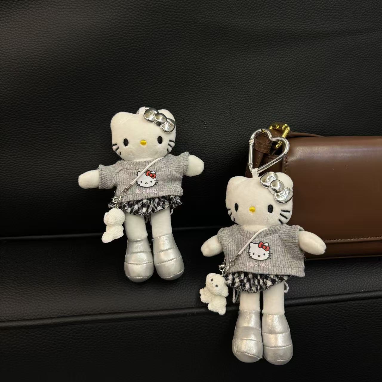 新品可爱いロングレギンスキティぬいぐるみスカートきせかえ人形ドレスins风人形饰りリュックサックキーホルダー