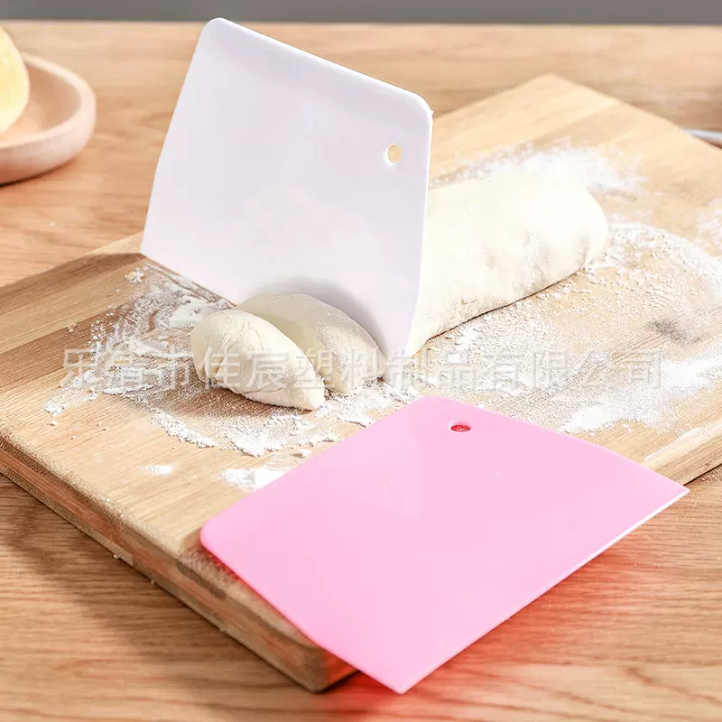 烘焙工具塑料刮板切面团切刀梯形肠粉刮板家用切面刀蛋糕奶油刮板