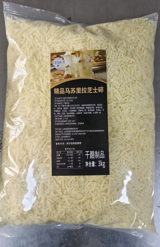 芝仕坊馬蘇チーズ砕商用チーズ条グラタンチーズ糸3kg * 4袋焙煎原料冷凍チーズ|undefined