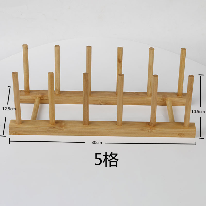 Estante de placa de madera de estilo japonés taza de almacenamiento de cocina taza de agua y platillo estante de drenaje estante de madera maciza estante de almacenamiento de placa