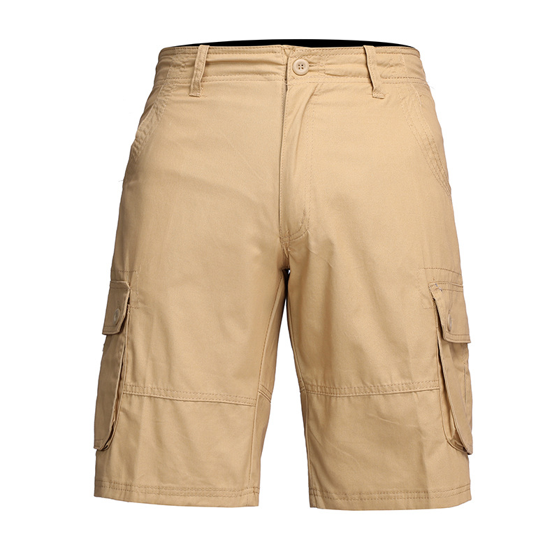 Exportación de ropa de trabajo para hombres de comercio exterior más pantalones casuales de grasa pantalones de cinco puntos pantalones cortos de herramientas de gran tamaño pantalones de varios bolsillos