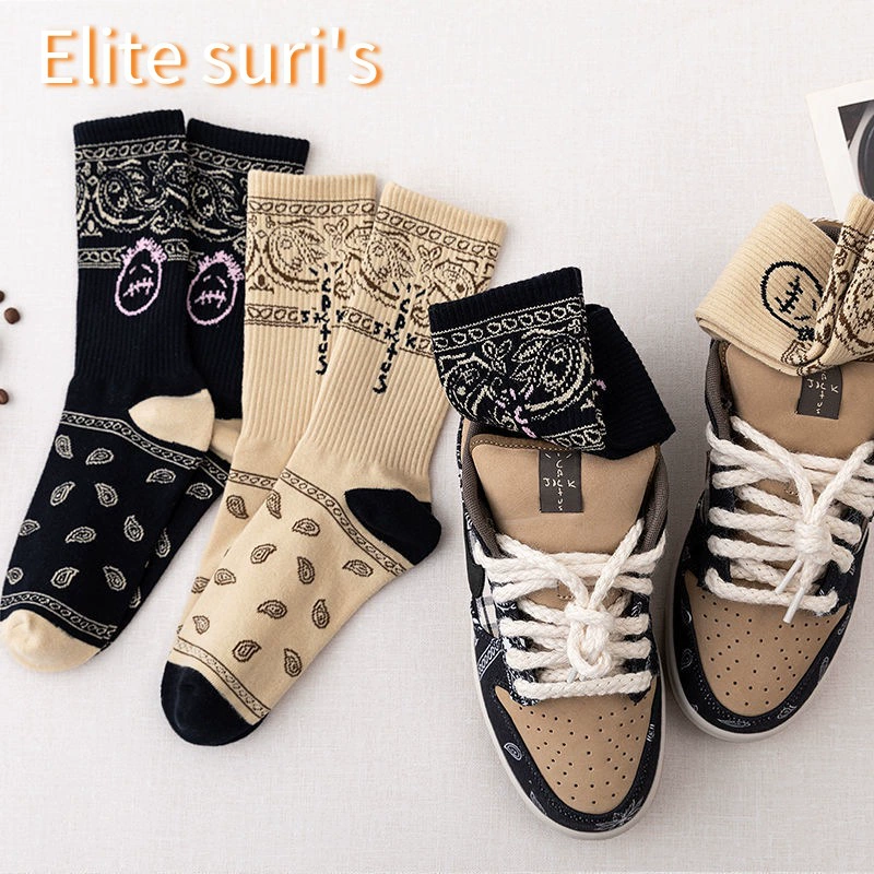 Мужские носки Travis Scott Skate Crew Socks Men Sport Travis Sco