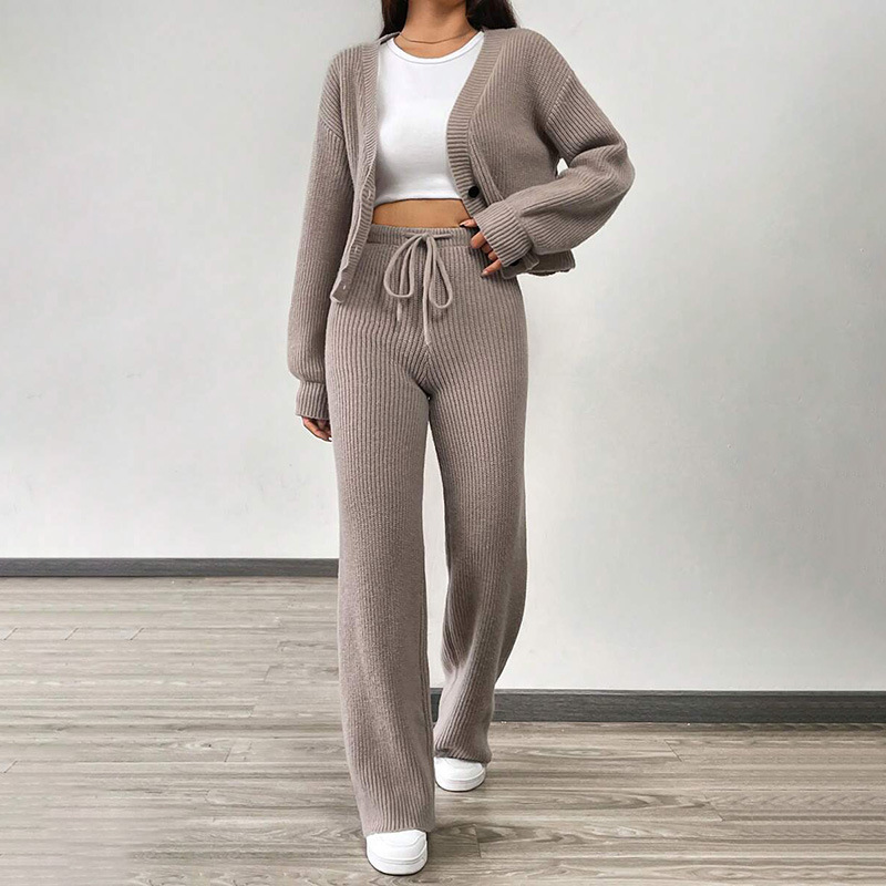 spring universal solid color knitted long-sleeve