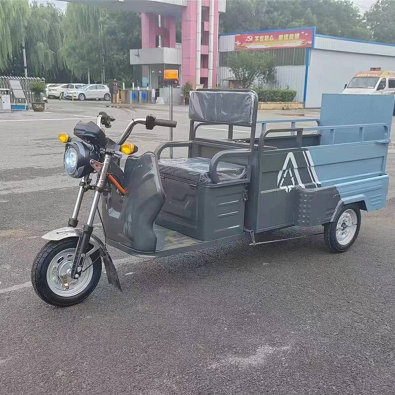 Electric Sanitation Vehicle 500-Liter Municipal Street Electric Garbage Removal Vehicle Three-Wheeled Garbage Cleaning Vehicle Direct Supply from Manufacturer