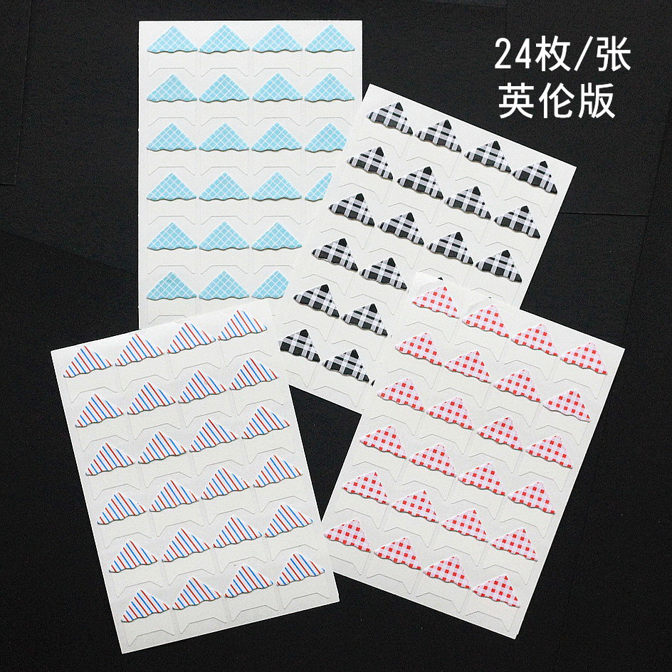 영국 버전 코너 스티커 4개