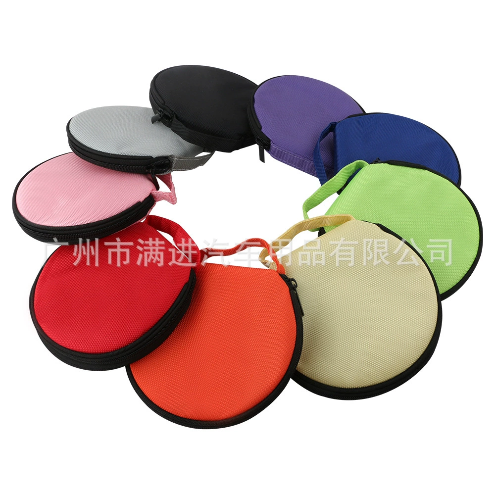 Автомобильный мешок для компакт-дисков, ящик для хранения дисков большой емкости, ткань Оксфорд, автомобильная сумка для компакт-дисков, доска, домашняя автомобильная круглая сумка для дисков