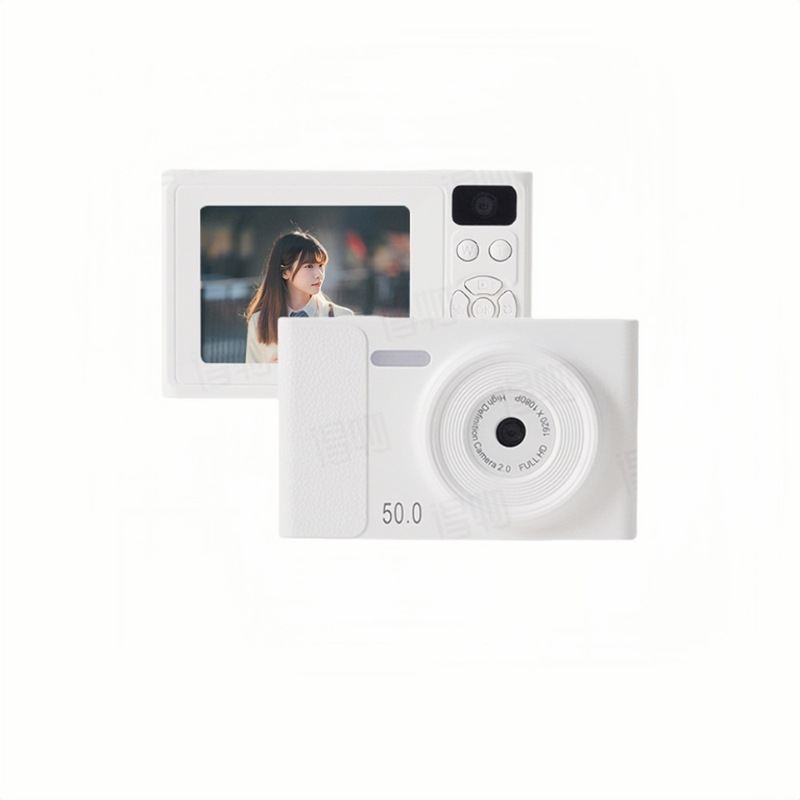 ソースメーカーの高精細デュアルカメラ CCD デジタルカメラアップロードビデオキャンパス学生手頃な価格のポータブルカードカメラ|undefined