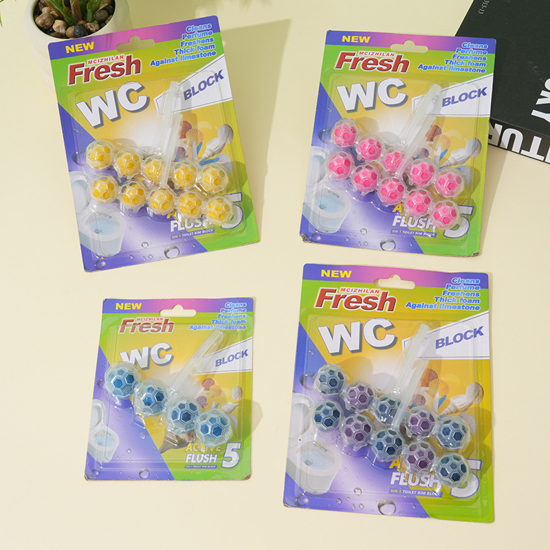 蓝泡泡双色洁厕块马桶清洁剂洁厕灵香薰除臭祛污工厂品牌批发消臭