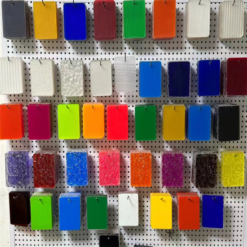 透明长虹亚克力粗细宽条纹石头纹彩色PMMA板材雕刻UV加工3 5 8 10