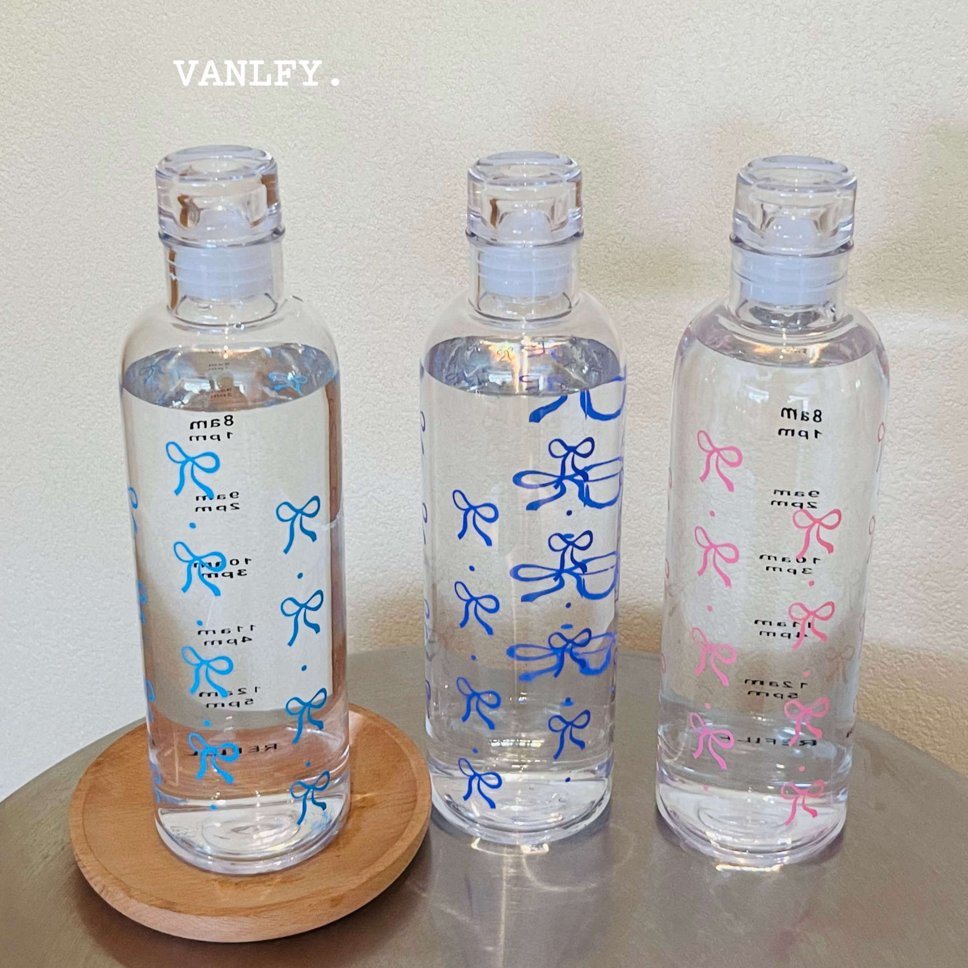 Bow Tie Niche New Design Handy Cup Heat-Resistant Large-Capacity Plastic Cup High-Value Scale Water Cup