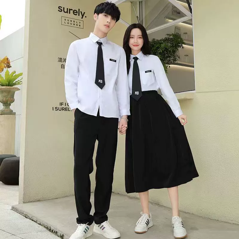 Новый год Студент средней школы хор спортивный выпускной класс форма костюм корейский стиль платье в британском стиле колледжа форма для выступлений